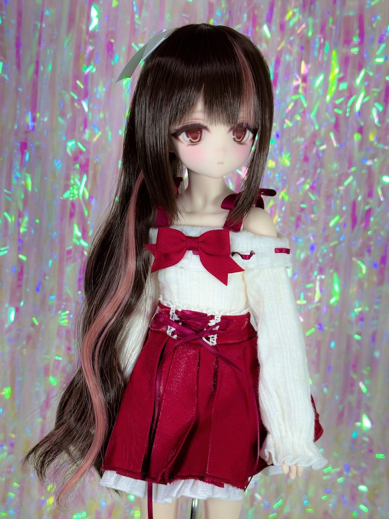 【9/27(土)21時〜通販開始】 8~9インチ即納ウィッグ【エアリーポニーテール】MDD.DD.SDサイズ ドールウィッグ