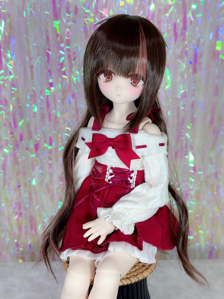 【9/27(土)21時〜通販開始】 8~9インチ即納ウィッグ【エアリーポニーテール】MDD.DD.SDサイズ ドールウィッグ