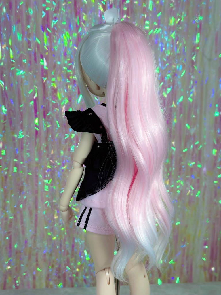 【9/27(土)21時〜通販開始】 8~9インチ即納ウィッグ【エアリーポニーテール】MDD.DD.SDサイズ ドールウィッグ