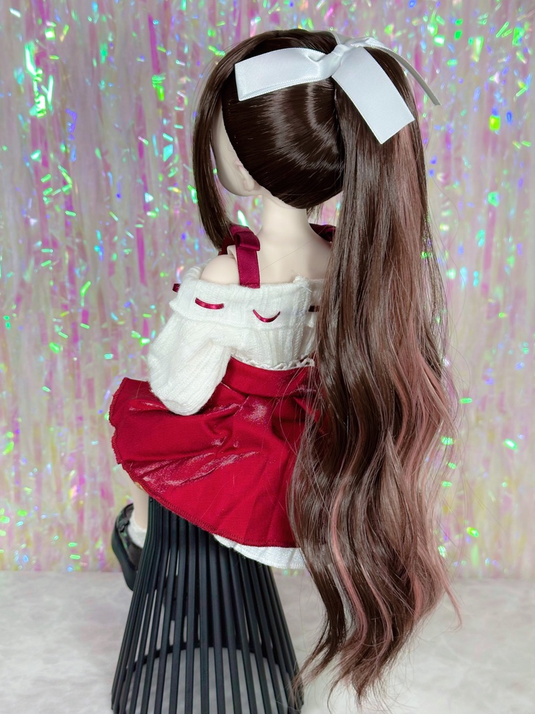 【9/27(土)21時〜通販開始】 8~9インチ即納ウィッグ【エアリーポニーテール】MDD.DD.SDサイズ ドールウィッグ