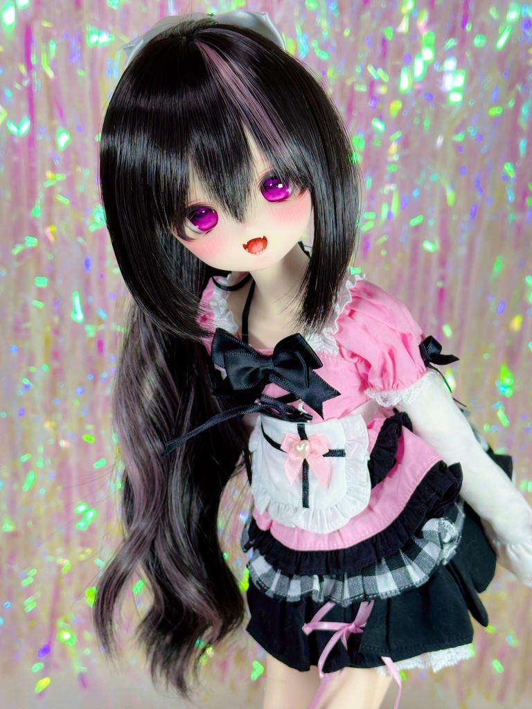 【9/27(土)21時〜通販開始】 8~9インチ即納ウィッグ【エアリーポニーテール】MDD.DD.SDサイズ ドールウィッグ