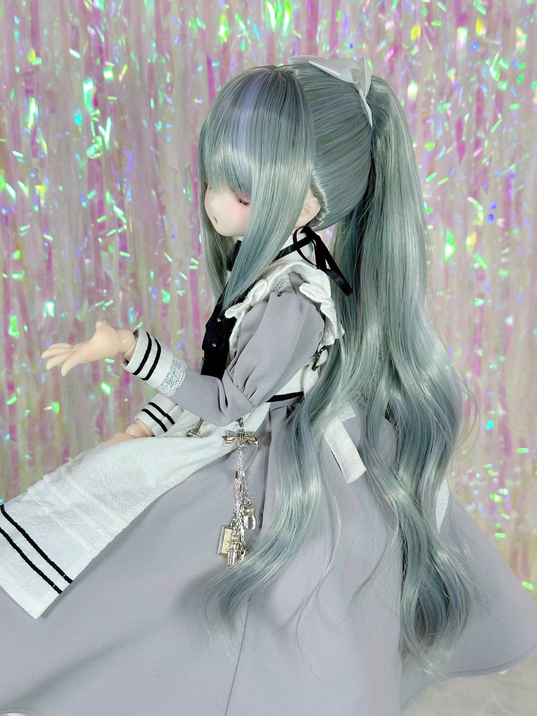 【9/27(土)21時〜通販開始】 8~9インチ即納ウィッグ【エアリーポニーテール】MDD.DD.SDサイズ ドールウィッグ