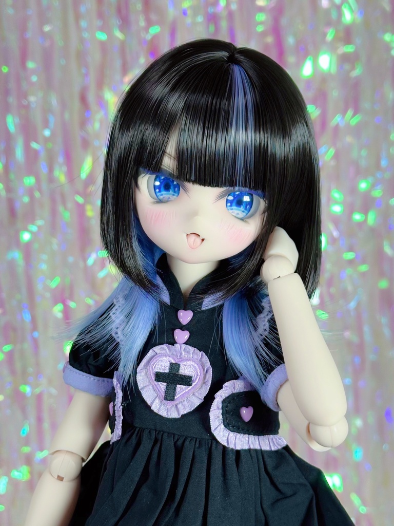 【9/27(土)21時〜通販開始】8~9インチ即納ウィッグ【くらげヘア】MDD.DD.SDサイズ ドールウィッグ