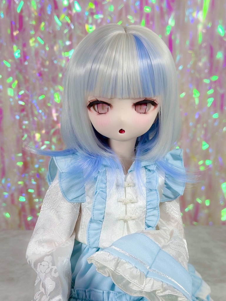【9/27(土)21時〜通販開始】8~9インチ即納ウィッグ【くらげヘア】MDD.DD.SDサイズ ドールウィッグ