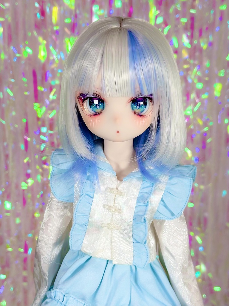 【9/27(土)21時〜通販開始】8~9インチ即納ウィッグ【くらげヘア】MDD.DD.SDサイズ ドールウィッグ