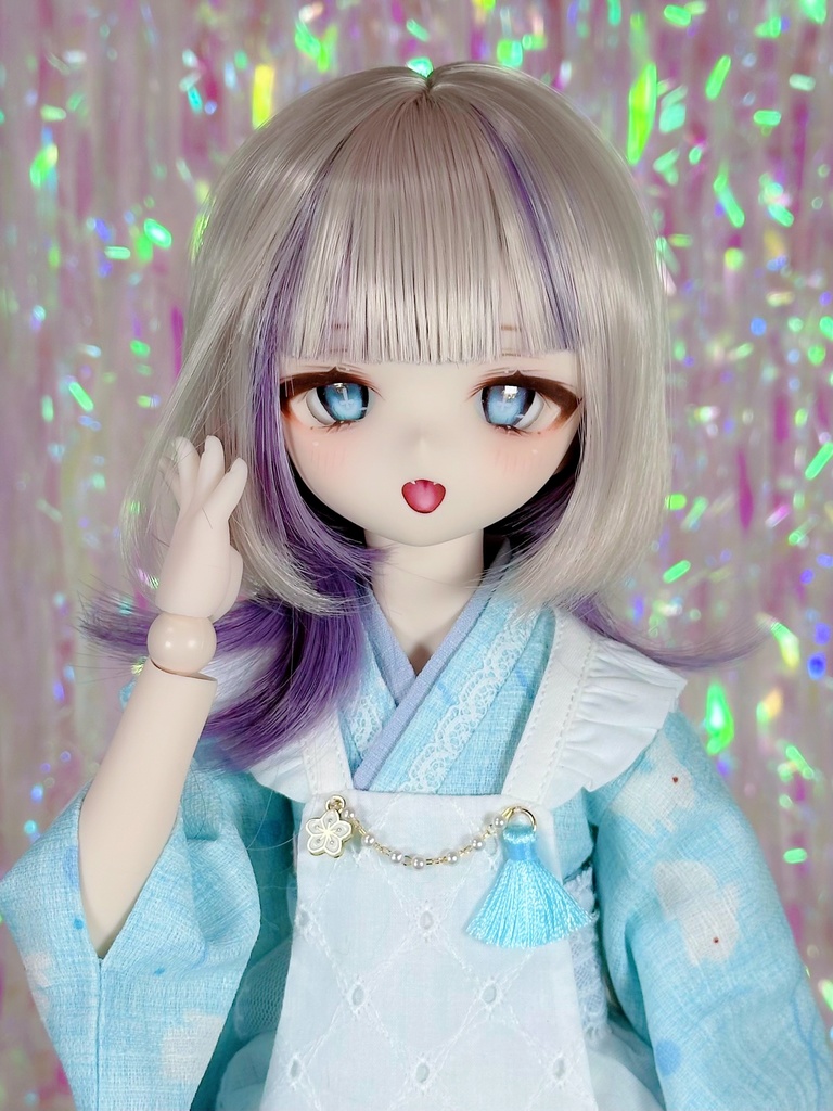 【9/27(土)21時〜通販開始】8~9インチ即納ウィッグ【くらげヘア】MDD.DD.SDサイズ ドールウィッグ
