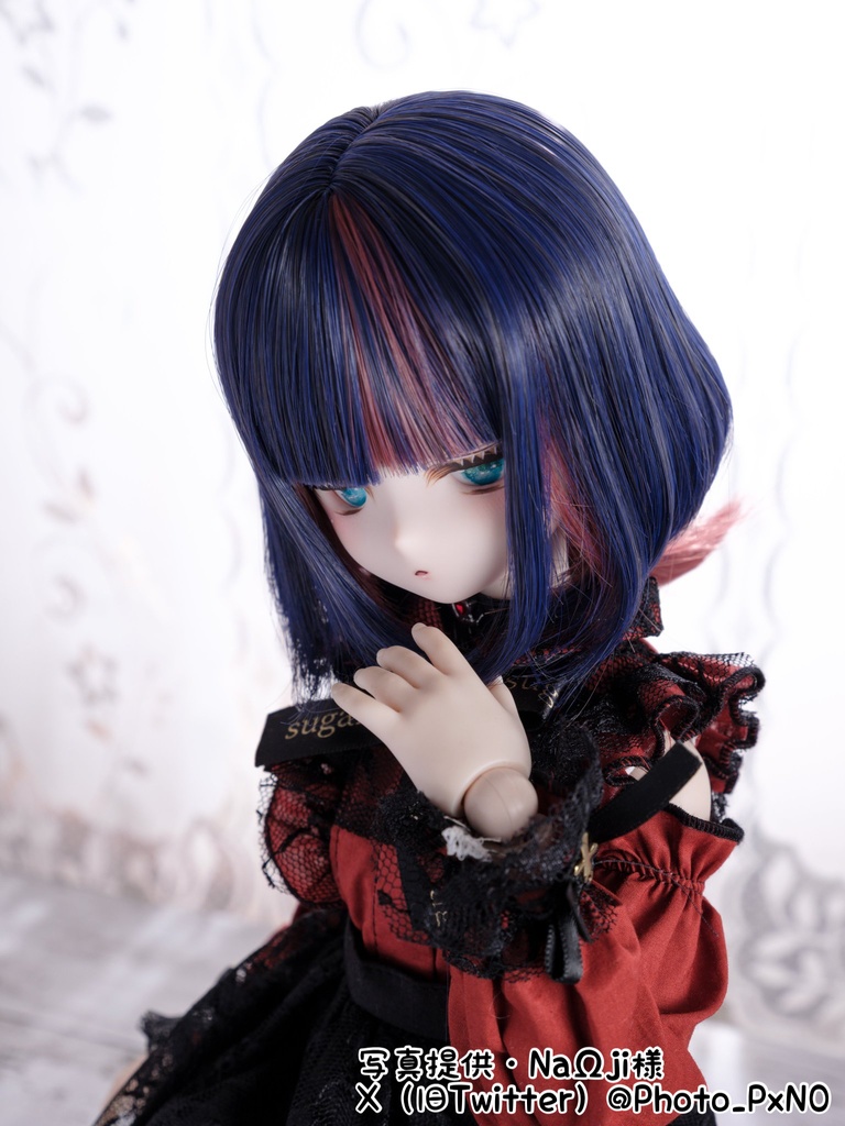 【9/27(土)21時〜通販開始】8~9インチ即納ウィッグ【くらげヘア】MDD.DD.SDサイズ ドールウィッグ