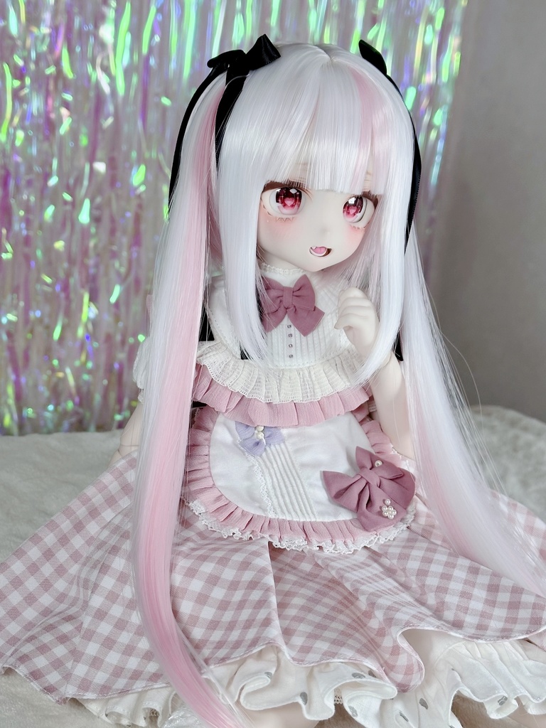 8~9インチ即納ウィッグ【降臨♡えんじぇるツイン 】MDD.DD.SDサイズ ドールウィッグ
