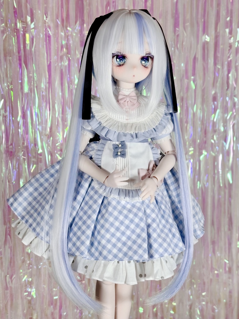 8~9インチ即納ウィッグ【降臨♡えんじぇるツイン 】MDD.DD.SDサイズ ドールウィッグ