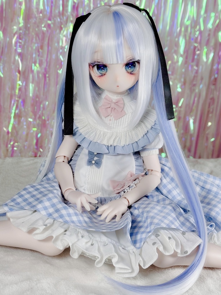 8~9インチ即納ウィッグ【降臨♡えんじぇるツイン 】MDD.DD.SDサイズ ドールウィッグ