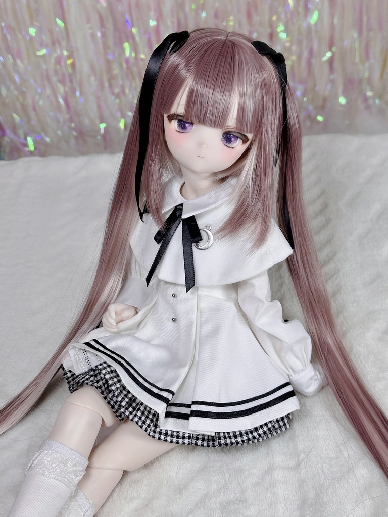 8~9インチ即納ウィッグ【降臨♡えんじぇるツイン 】MDD.DD.SDサイズ ドールウィッグ