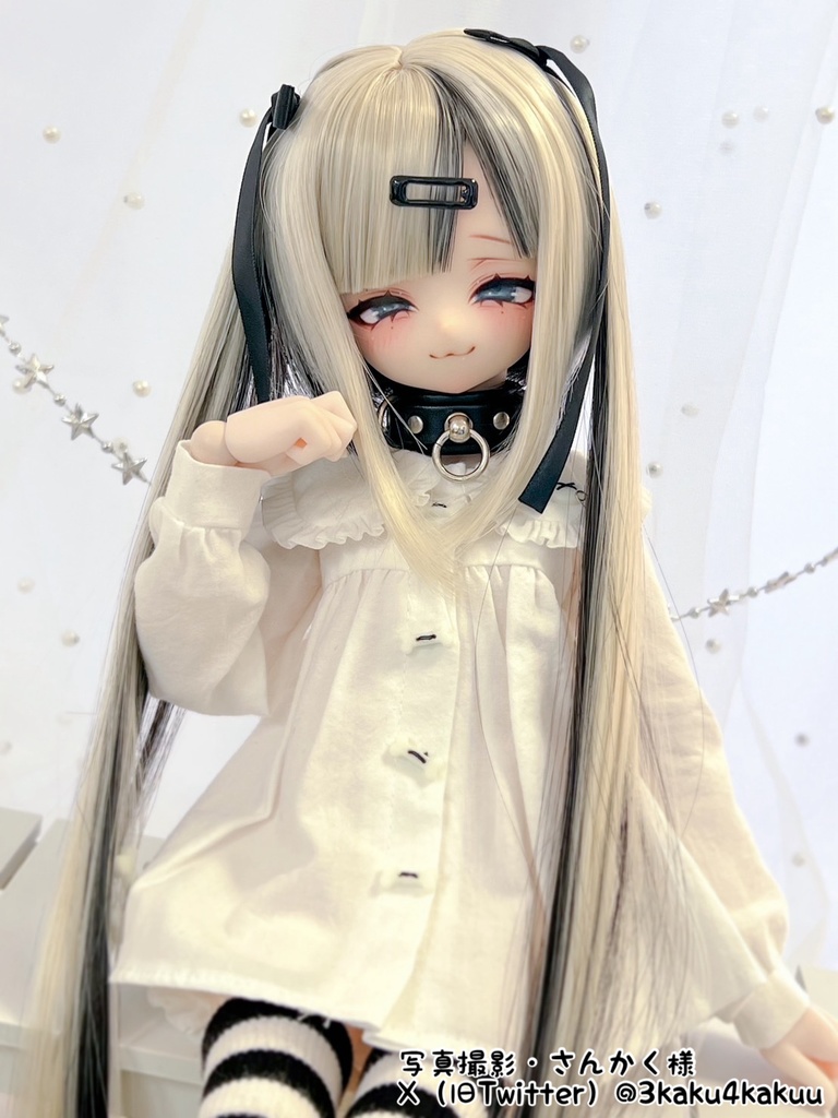 8~9インチ即納ウィッグ【降臨♡えんじぇるツイン 】MDD.DD.SDサイズ ドールウィッグ