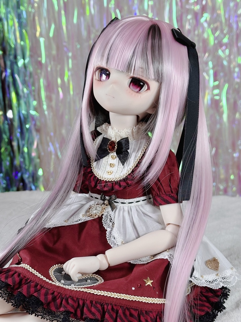 8~9インチ即納ウィッグ【降臨♡えんじぇるツイン 】MDD.DD.SDサイズ ドールウィッグ