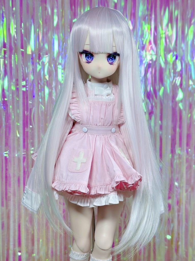 8~9インチ即納ウィッグ【ロイヤルツインロール】MDD.DD.SDサイズ ドールウィッグ