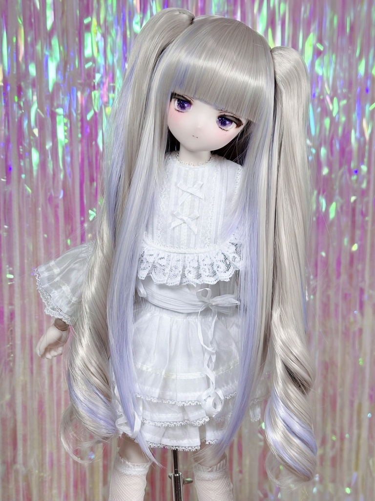 8~9インチ即納ウィッグ【ロイヤルツインロール】MDD.DD.SDサイズ ドールウィッグ