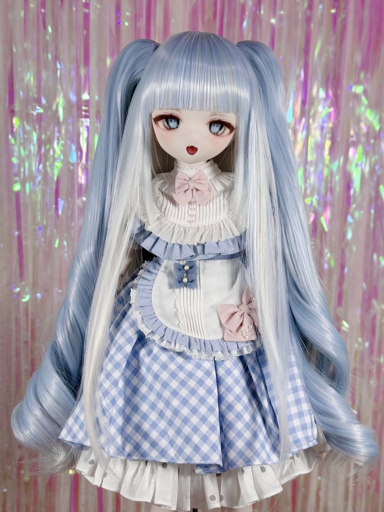 8~9インチ即納ウィッグ【ロイヤルツインロール】MDD.DD.SDサイズ ドールウィッグ