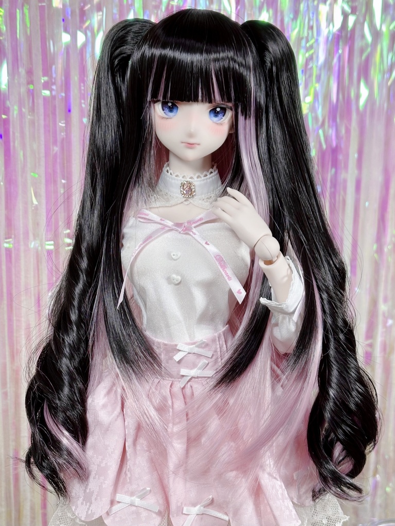 8~9インチ即納ウィッグ【ロイヤルツインロール】MDD.DD.SDサイズ ドールウィッグ