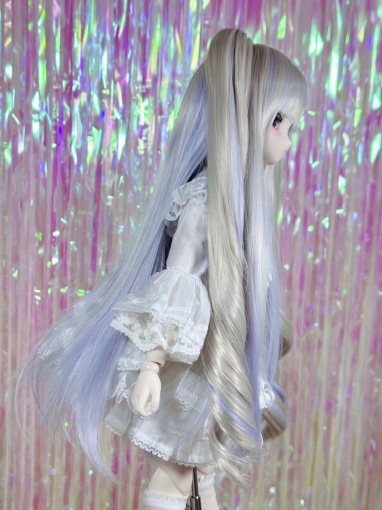 8~9インチ即納ウィッグ【ロイヤルツインロール】MDD.DD.SDサイズ ドールウィッグ