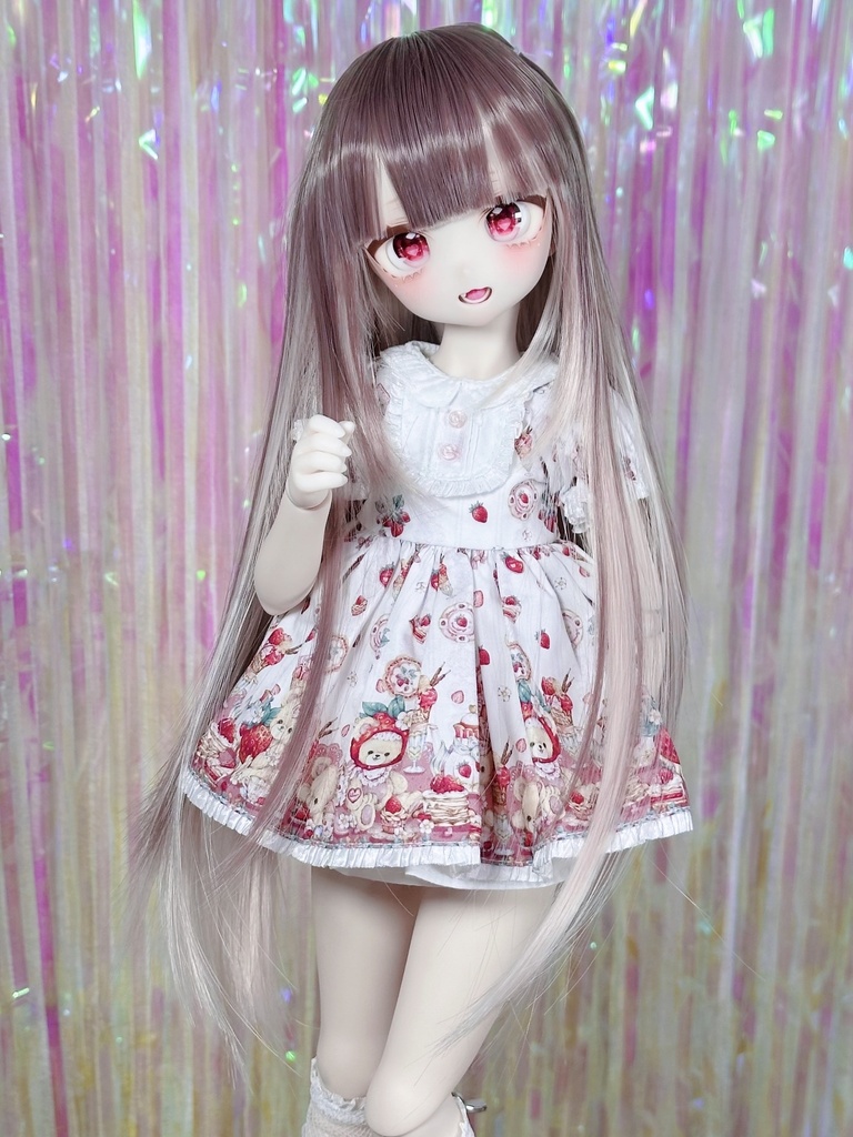 8~9インチ即納ウィッグ【ロイヤルツインロール】MDD.DD.SDサイズ ドールウィッグ