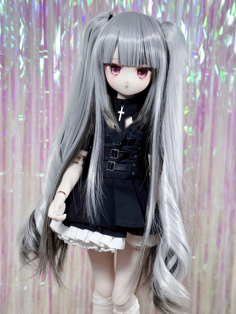8~9インチ即納ウィッグ【ロイヤルツインロール】MDD.DD.SDサイズ ドールウィッグ