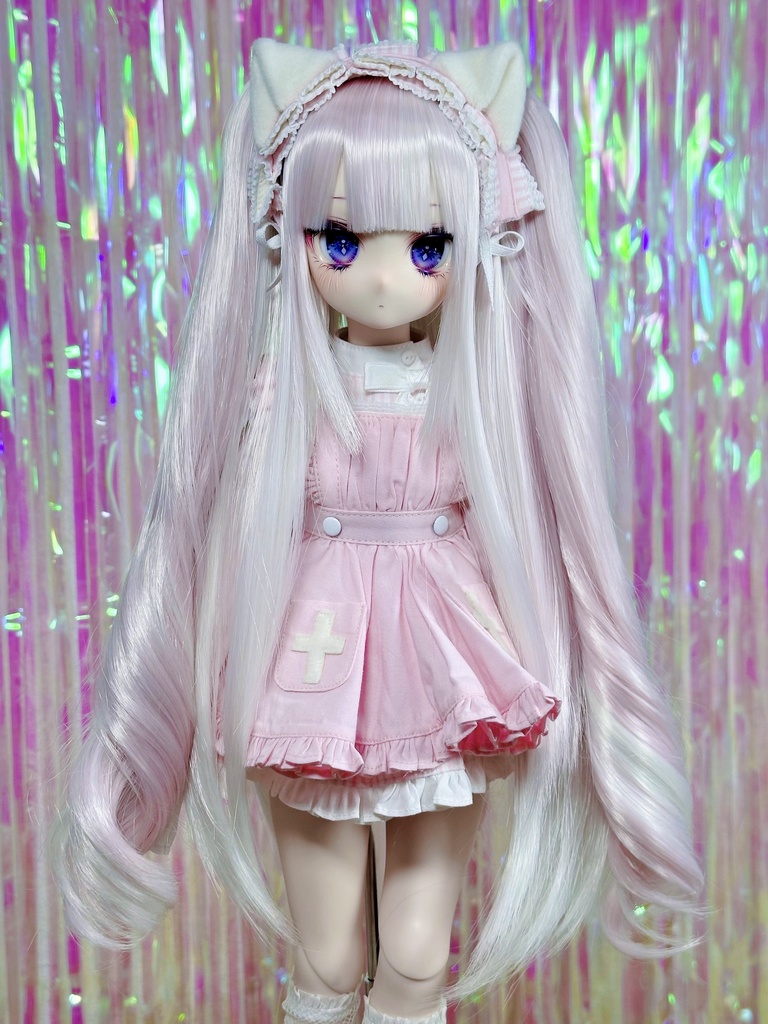 8~9インチ即納ウィッグ【ロイヤルツインロール】MDD.DD.SDサイズ ドールウィッグ