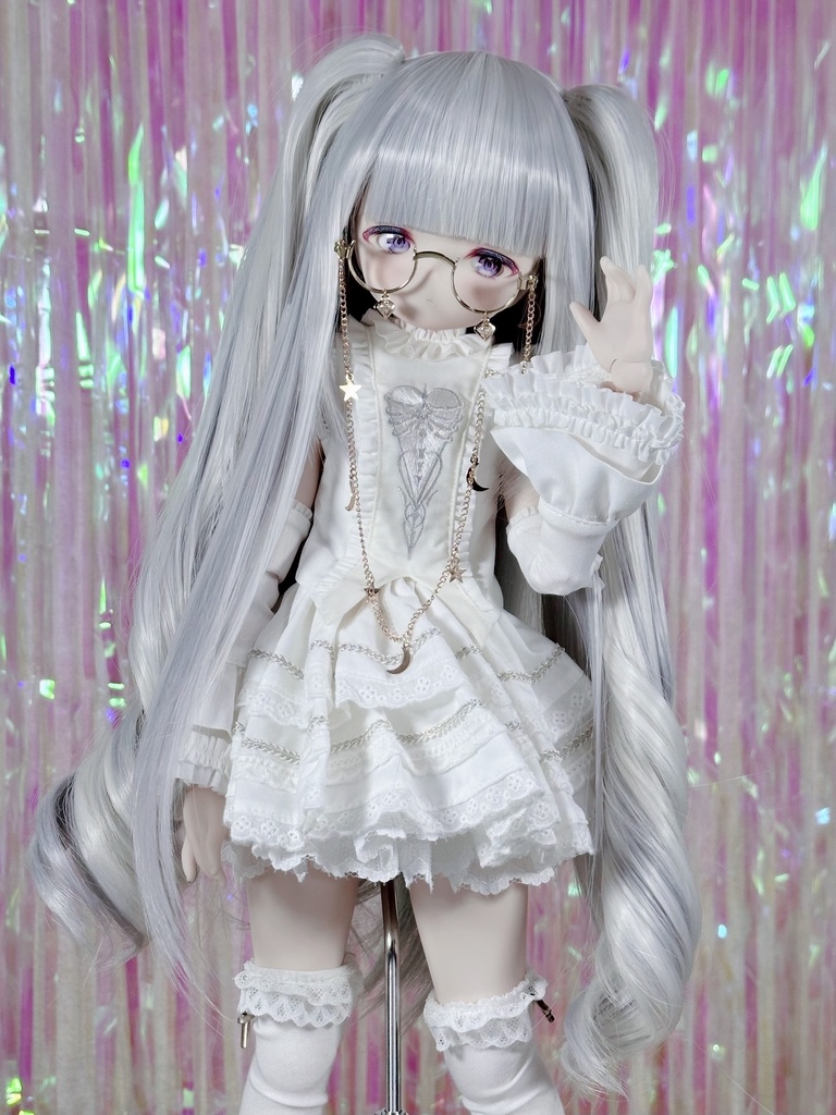 8~9インチ即納ウィッグ【ロイヤルツインロール】MDD.DD.SDサイズ ドールウィッグ