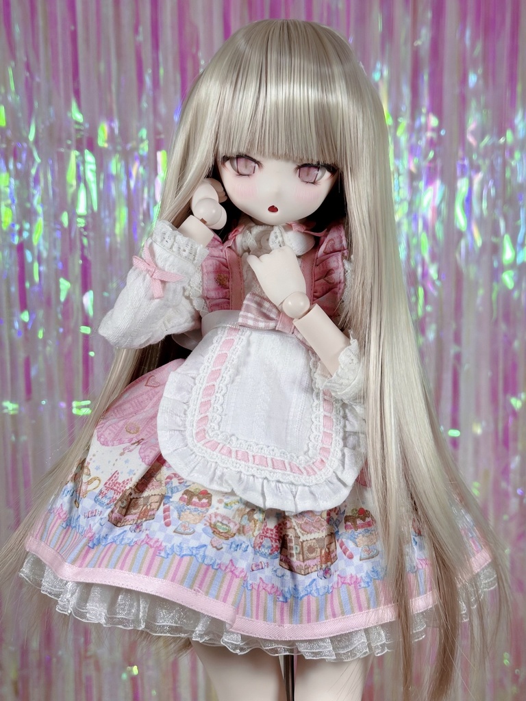 8~9インチ即納ウィッグ【ロイヤルツインロール】MDD.DD.SDサイズ ドールウィッグ