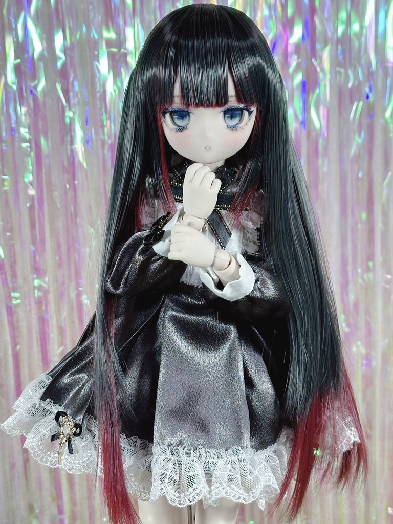 8~9インチ即納ウィッグ【ロイヤルツインロール】MDD.DD.SDサイズ ドールウィッグ