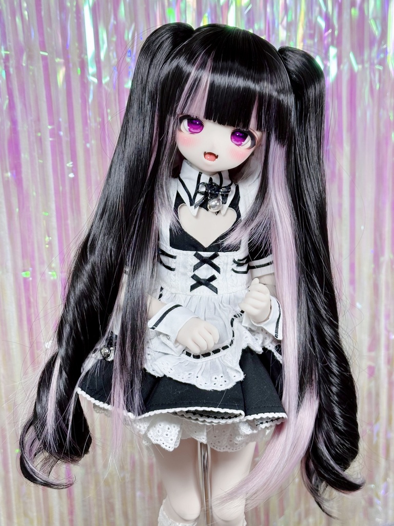 8~9インチ即納ウィッグ【ロイヤルツインロール】MDD.DD.SDサイズ ドールウィッグ