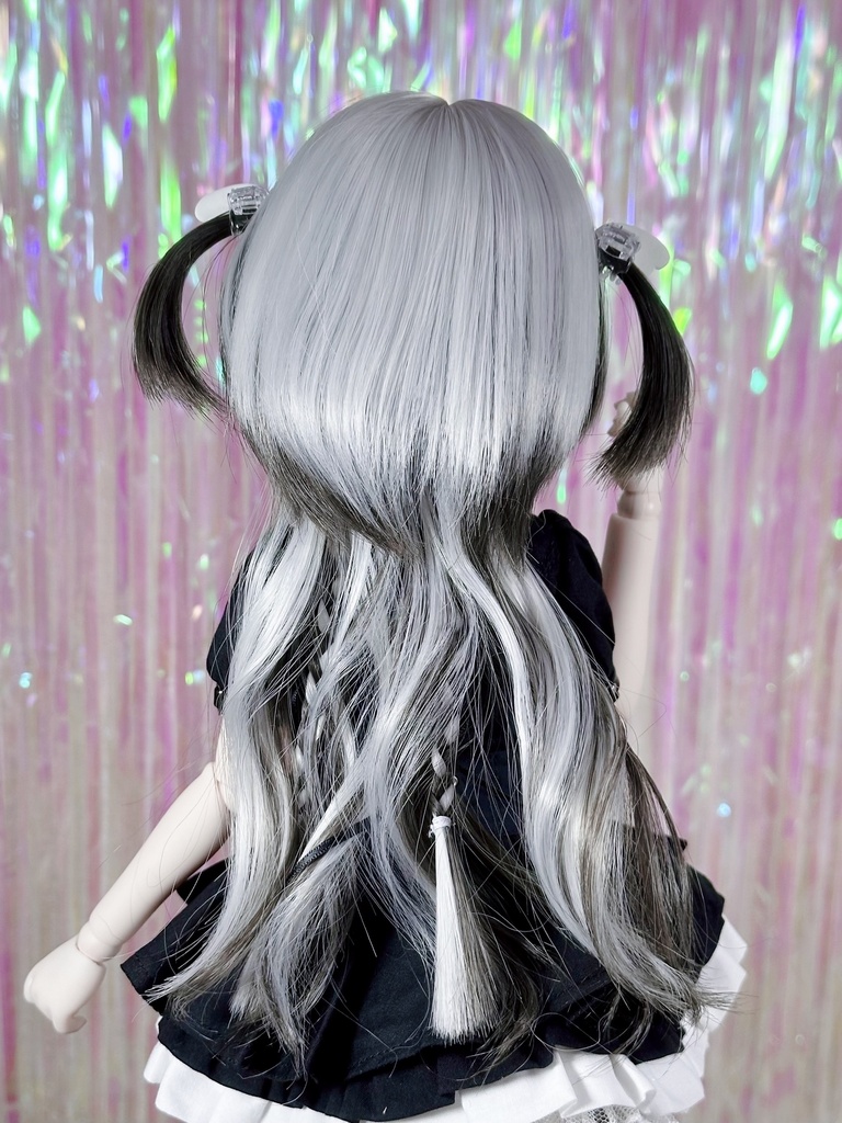 8~9インチ即納ウィッグ【ジェリーハーフツイン】MDD.DD.SDサイズ ドールウィッグ
