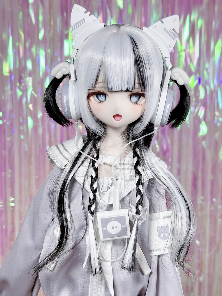 8~9インチ即納ウィッグ【ジェリーハーフツイン】MDD.DD.SDサイズ ドールウィッグ