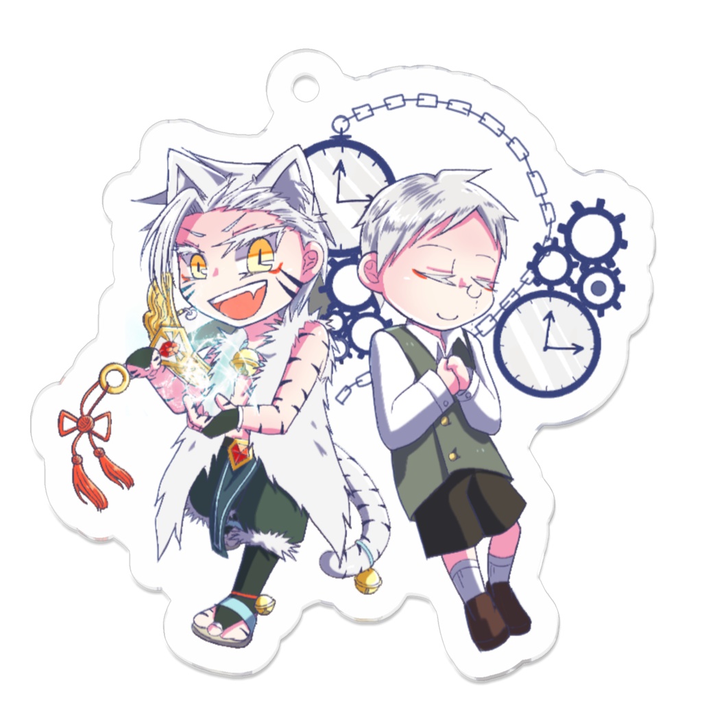 【虎クロ虎】アクリルキーホルダー
