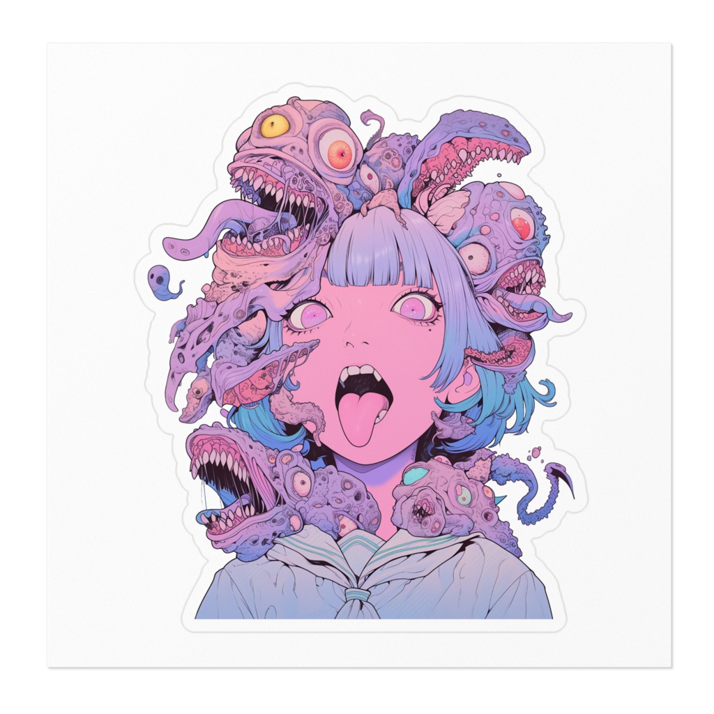 クズニクNo.001なまこちゃんステッカー