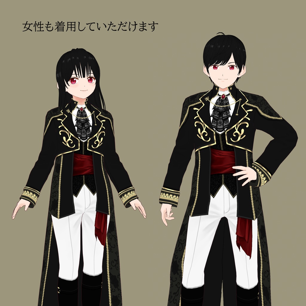 【Vroid】アイドル衣装_Vampire【テクスチャ】