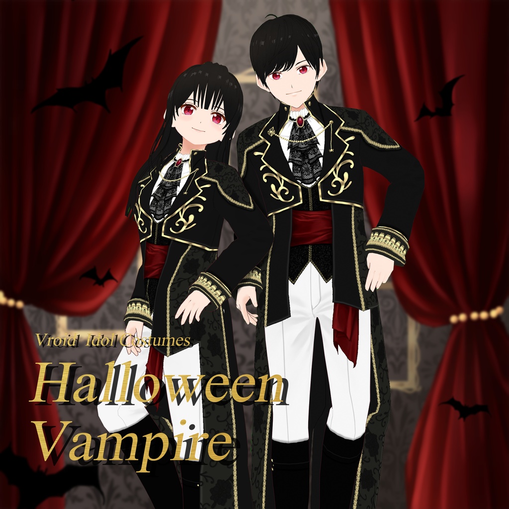 【Vroid】アイドル衣装_Vampire【テクスチャ】