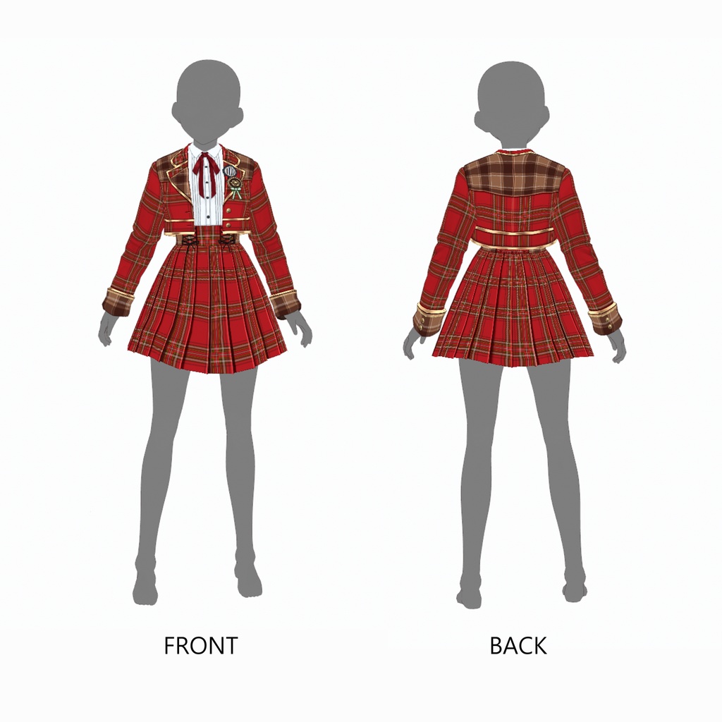 【VRoid】Valentine【アイドル衣装】