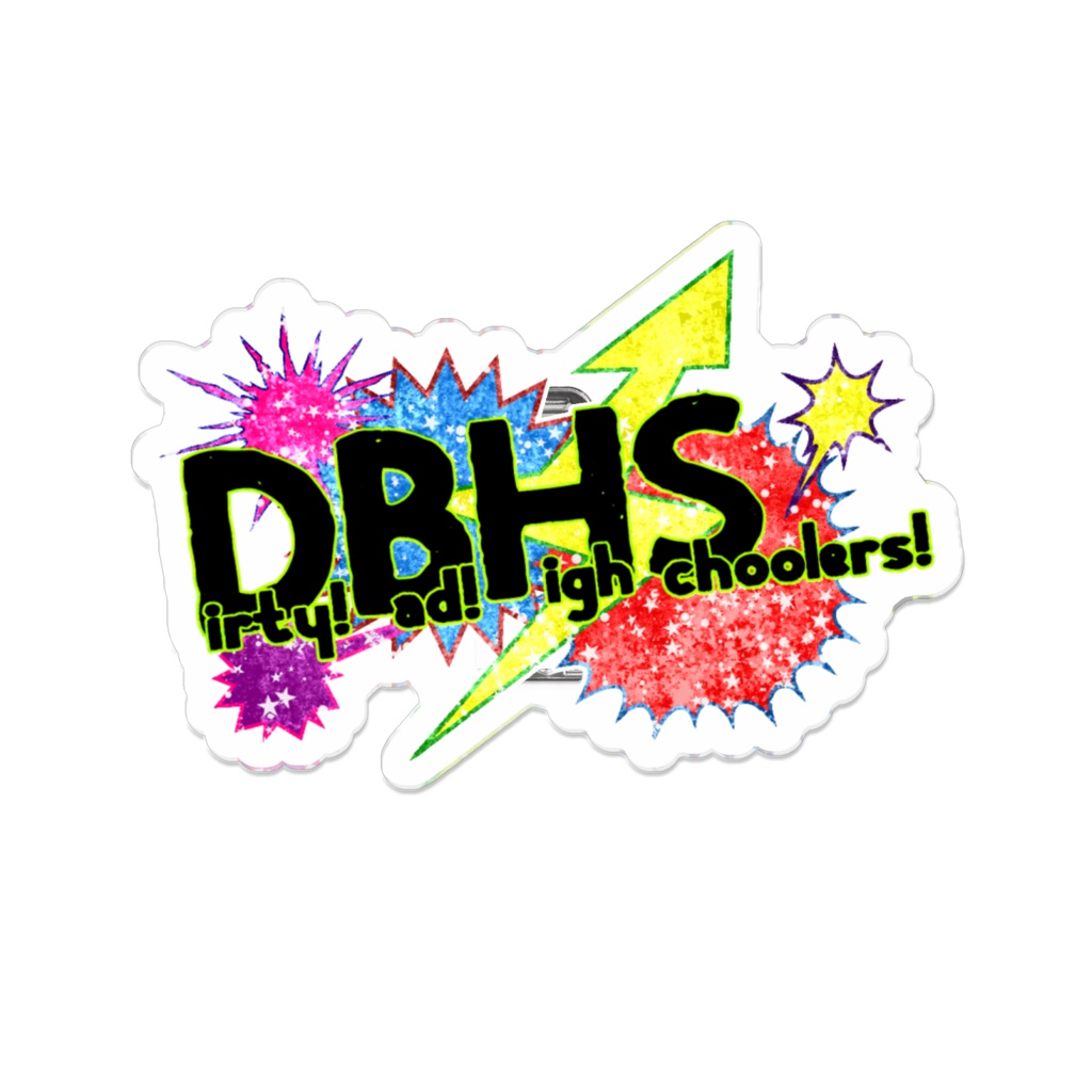 【D!B!H!】ロゴアクリルバッジ