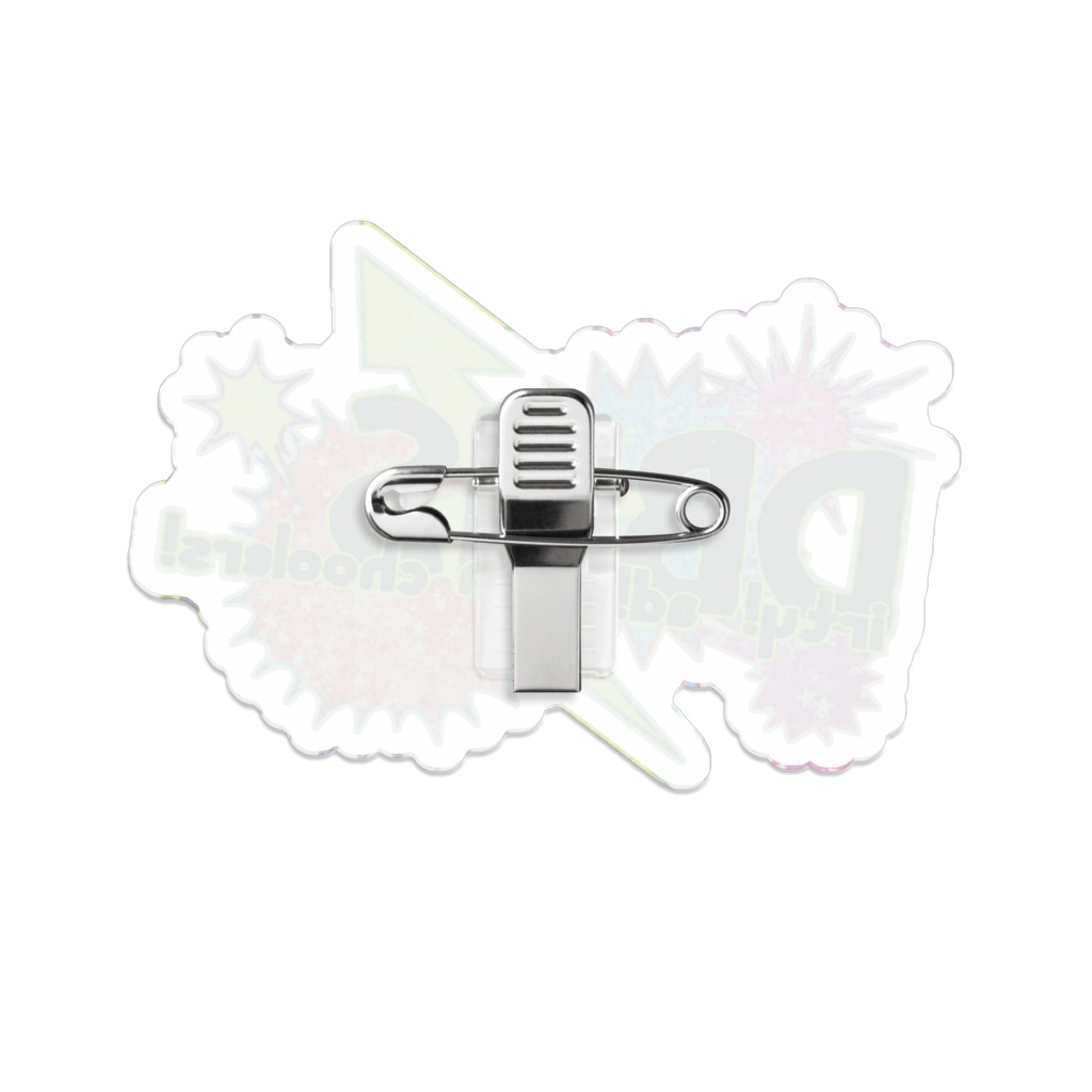 【D!B!H!】ロゴアクリルバッジ