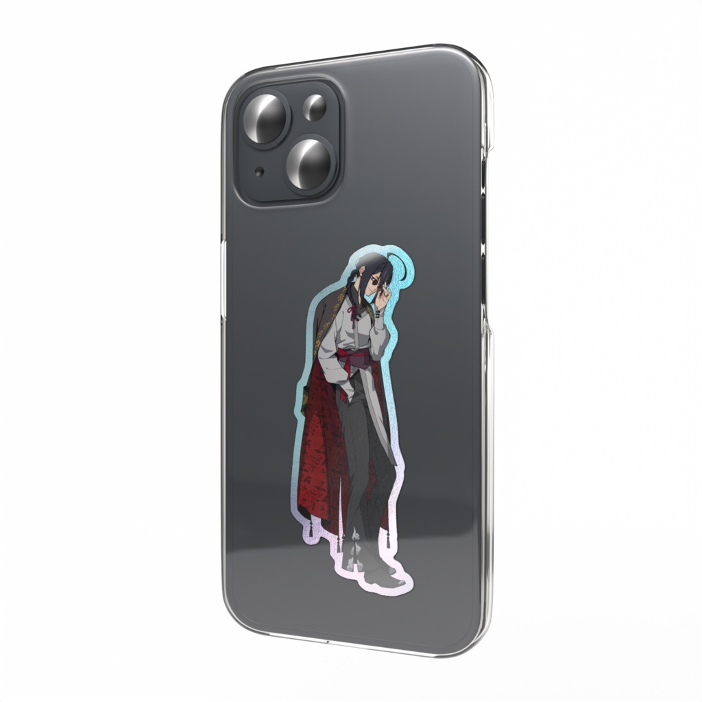 【ifコレ】ボス。スマホステッカー(オーロラ)