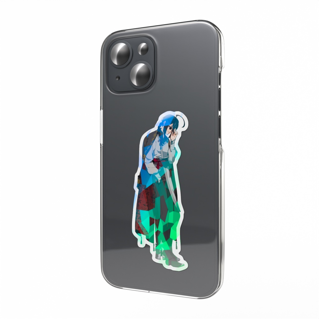 【ifコレ】ボス。スマホステッカー(ホログラム)