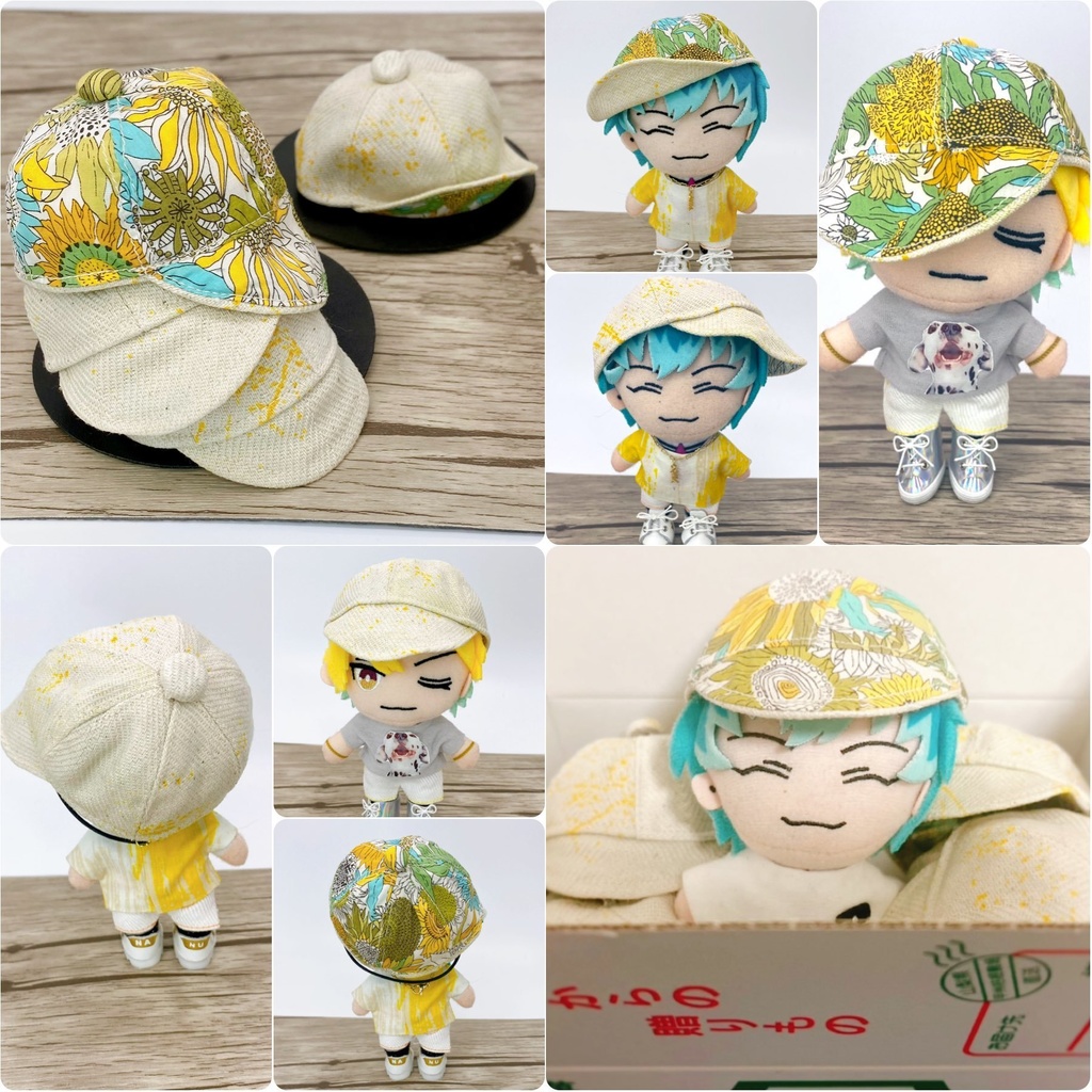 リバーシブルキャップ(黄)