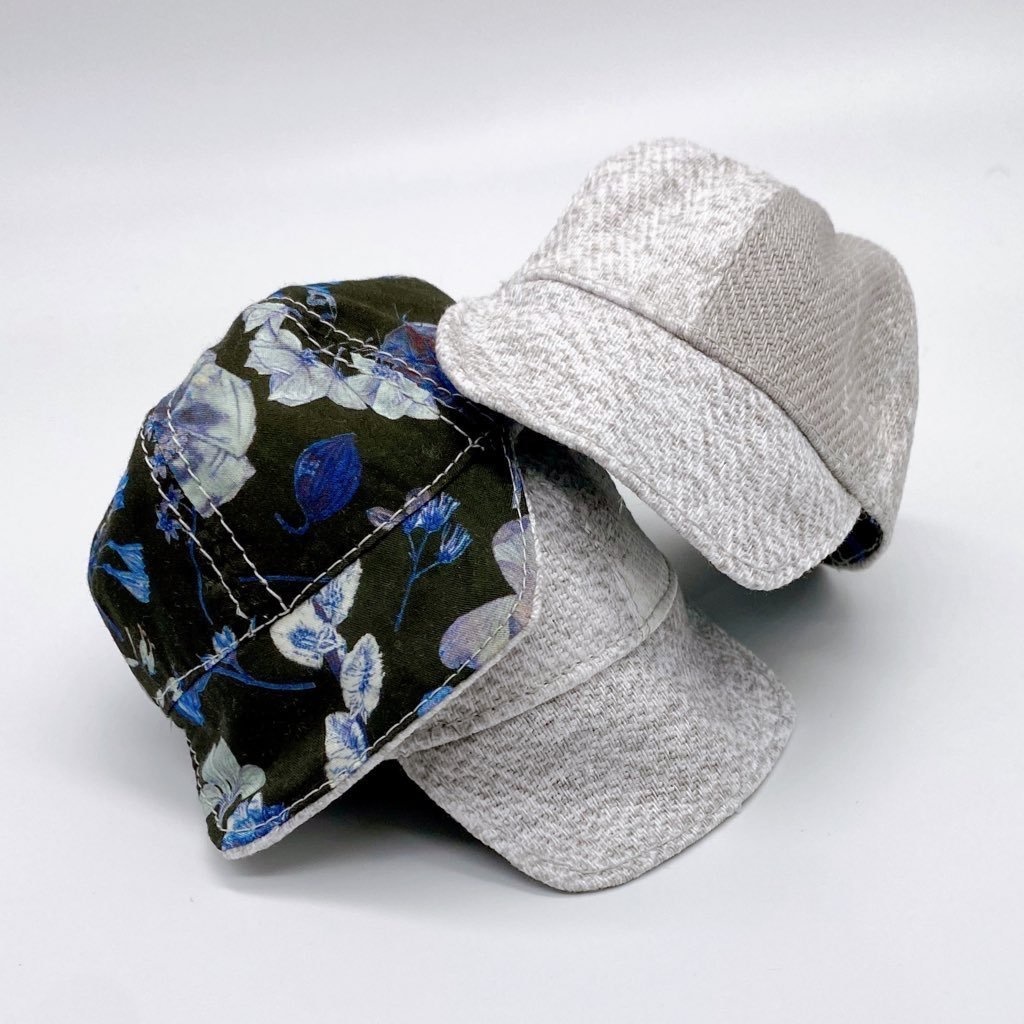 リバーシブルキャップ(青)