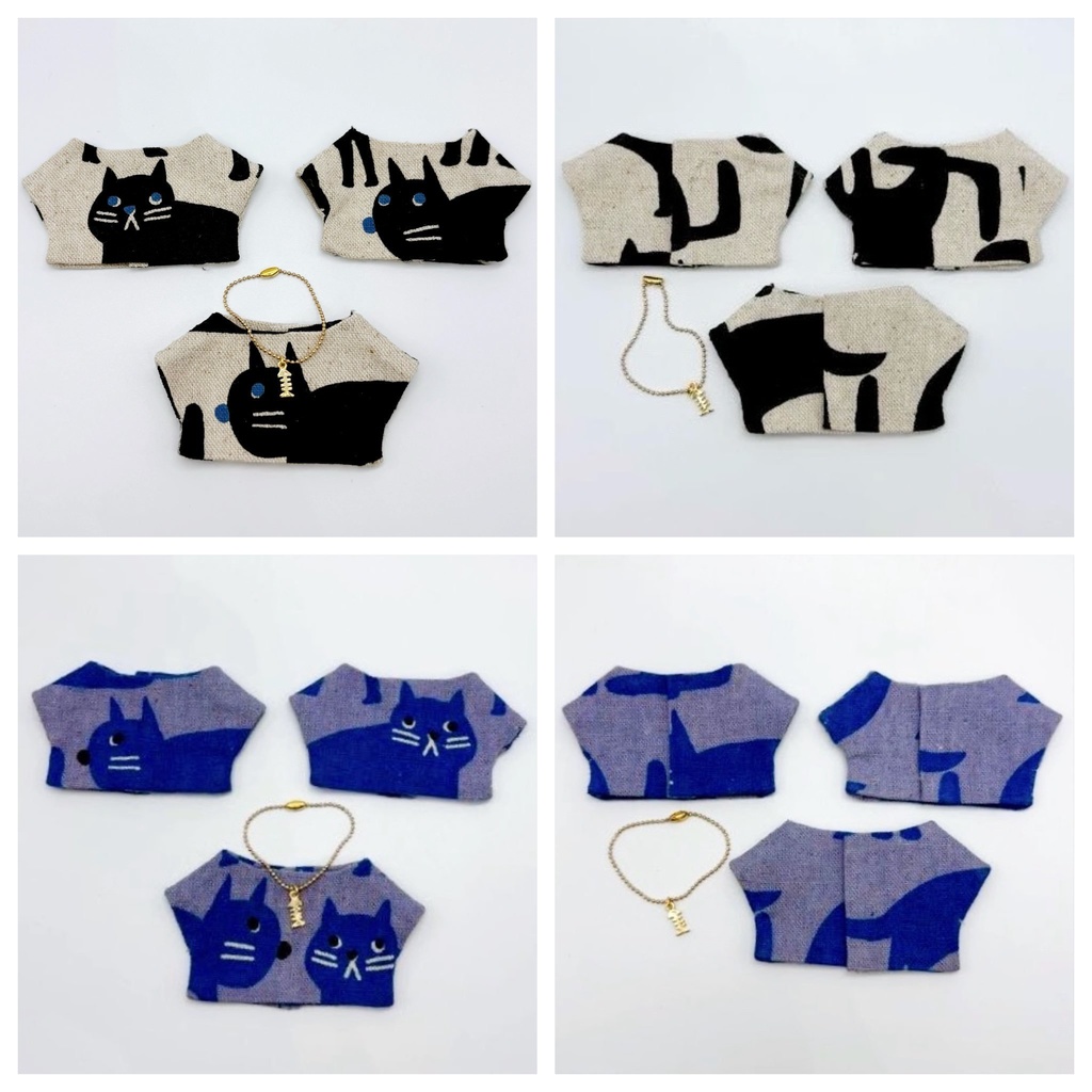 北欧猫Tシャツ・ネックレス付き(2種)