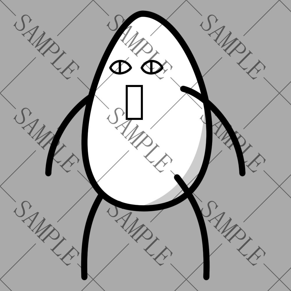 タマゴマンフリー素材