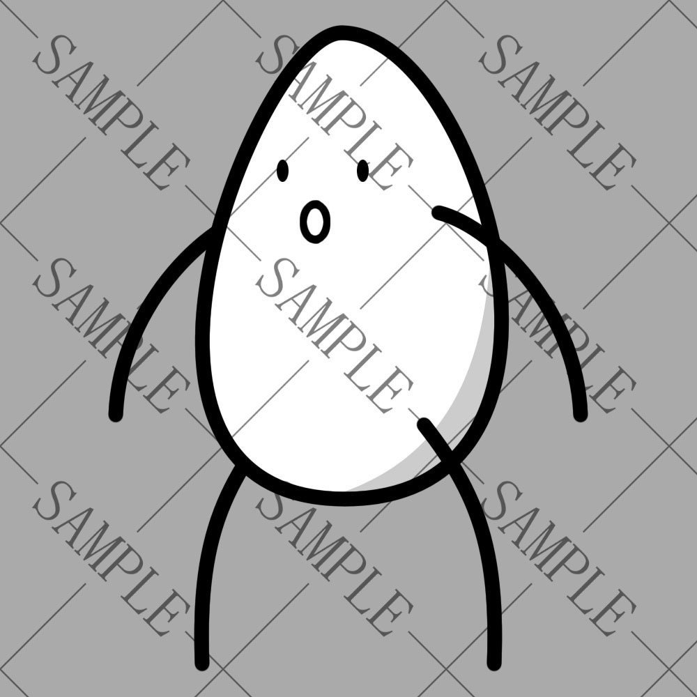 タマゴマンフリー素材