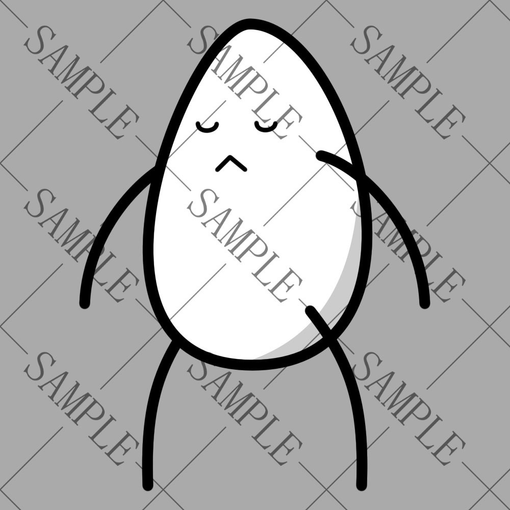 タマゴマンフリー素材