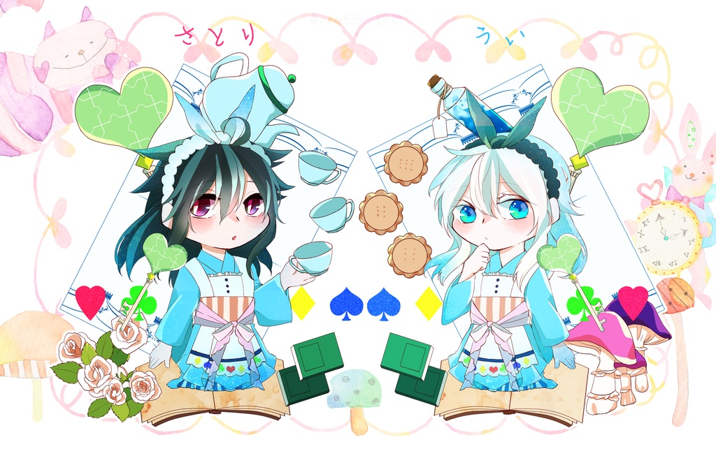 アクリルキーホルダー◇アリス風 さとり＆憂