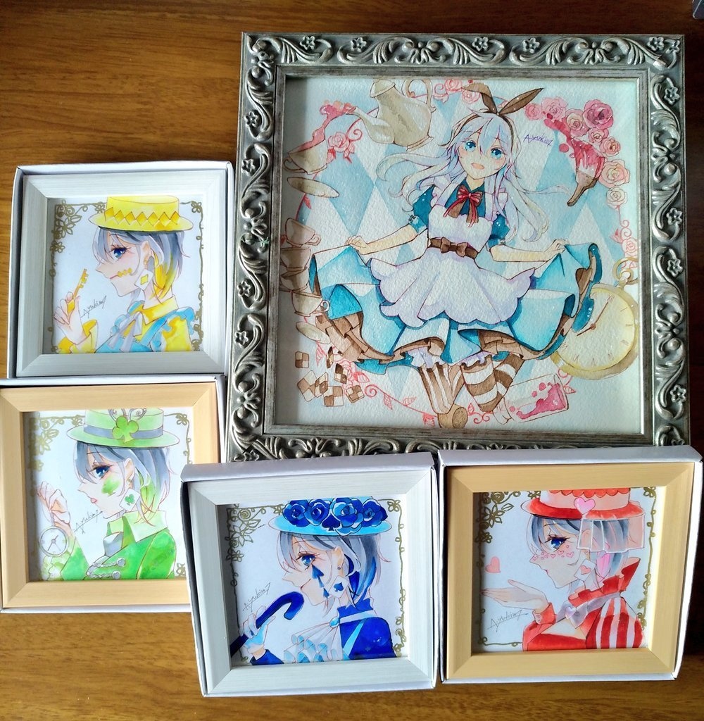 アナログ原画(額縁)◇不思議の国のアリス