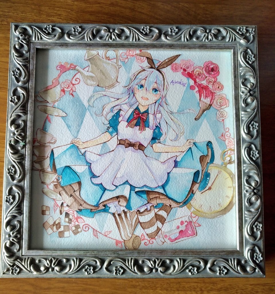 アナログ原画(額縁)◇不思議の国のアリス