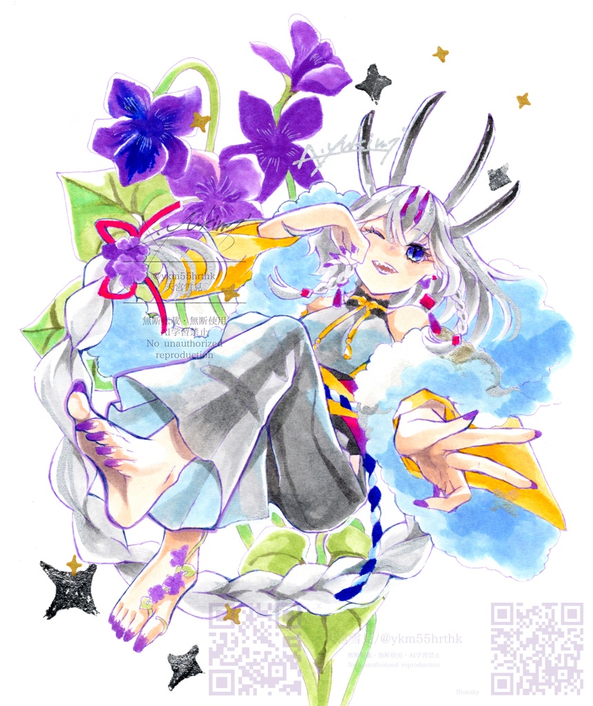 NEW アナログ原画(原画)◇春の作品